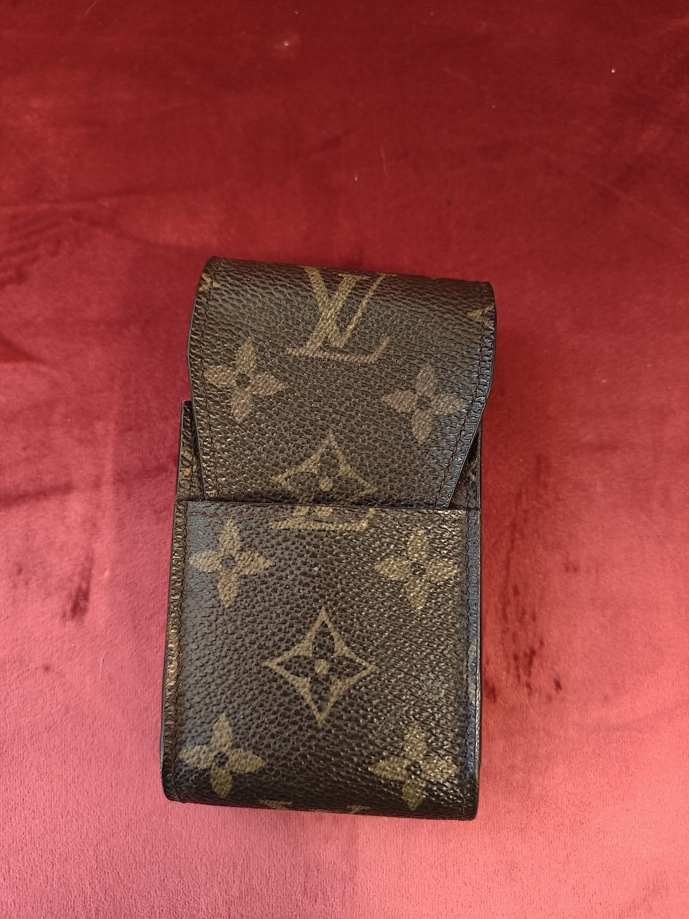 Louis Vuitton Monogram Canvas Flip Pouch - Brown